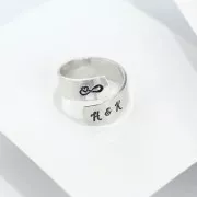 Punzón de estampación ImpressArt - 6 mm - Infinito con corazón x1