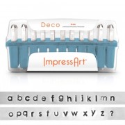 Kit Para Estampar Letras Impressart - 6 mm - En Minúsculas - DECO x27