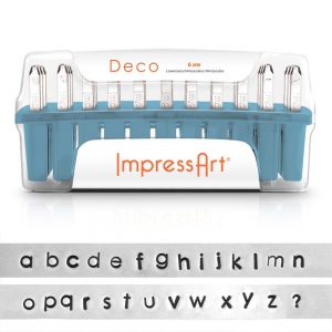 Kit Para Estampar Letras Impressart  - 6 mm - En Minúsculas - DECO x27