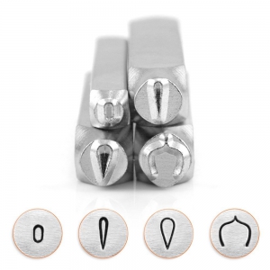 Sellos metálicos ImpressArt 6 y 3 mm Mandala - modelo 2