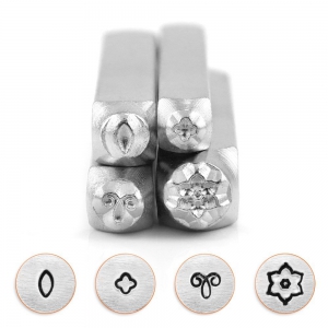 Sellos metálicos ImpressArt 6, 4 y 3 mm Mandala - version 1