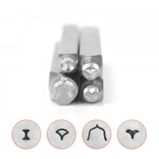 Sellos metálicos ImpressArt 6, 4 y 3 mm Mandala - modelo 3