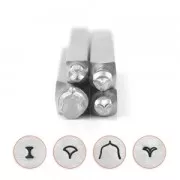 Sellos metálicos ImpressArt 6, 4 y 3 mm Mandala - modelo 3