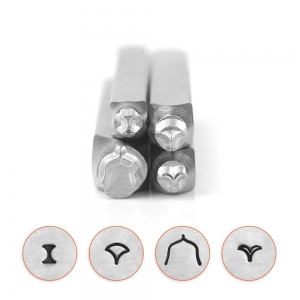 Sellos metálicos ImpressArt 6, 4 y 3 mm Mandala - modelo 3