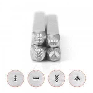 Sellos metálico ImpressArt 4 y 3 mm Mandala - modelo 4