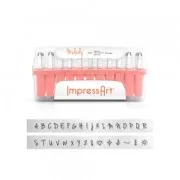Kit para estampar ImpressArt - 3 mm - Alfabeto y puntuación - MELODY x33