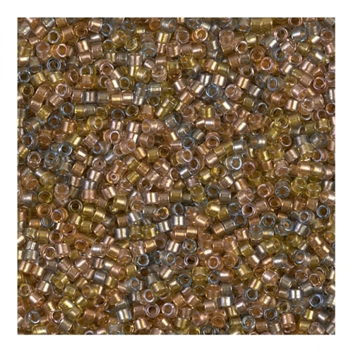 Miyuki Delica 11/0 DB0981 - Spkl Lined Sand Dune Mix