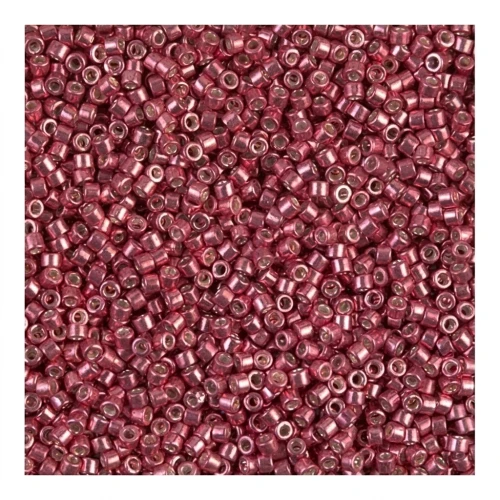 Miyuki Delica 11/0 DB0428 - Galvanized Light Cranberry x8g