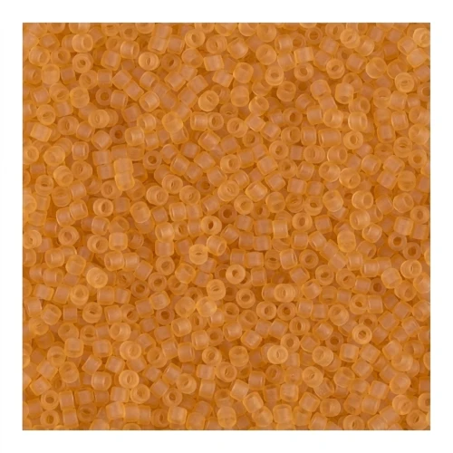 Miyuki Delica 11/0 DB0742 - Mat Transparent Light Topaz x 8g