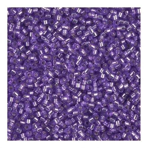 Miyuki Delica 11/0 DB1347 - Dyed Silver Lined Purple