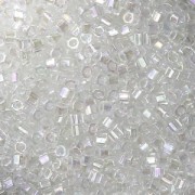 Miyuki Delica 11/0 Hex Cut DBC0051 - Crystal AB x 8g|raw }}