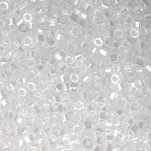 Miyuki Delica 11/0 Hex Cut DBC0050 - Crystal Luster x8g