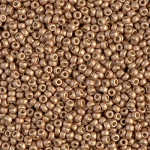 Rocalla Miyuki Duracoat 11/0 4204F - Galvanized Mat Champagne x8g