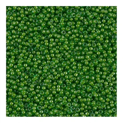 Rocalla Miyuki 15/0 2240 - Lined Green Lime x8g