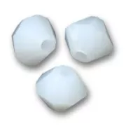 Toupies en cristal PureCrystal 3 mm White Alabaster  x50