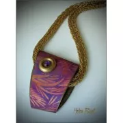 Silk Screen Helen Breil para arcilla polimérica 95x130 mm - Postcard From Bali