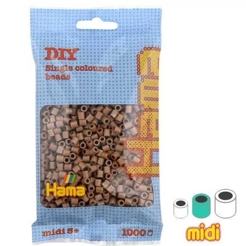 Cuentas Hama Beads MIDI 5 mm Marron Glacé (n°76) x1000