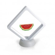 Marco de presentación 3D para tejidos de cuentas Miyuki o otras creaciones -Blanco|raw }}