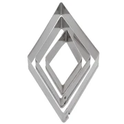 Cortapastas de metal para modelismo y manualidades 35 a 69 mm Diamante x3