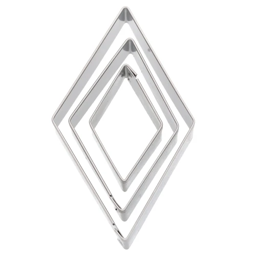 Cortapastas de metal para modelismo y manualidades 35 a 69 mm Diamante x3