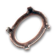 Engaste PureCrystal 4120 ovalado 8x6 mm cobrizo|raw }}