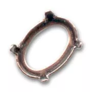 Engaste PureCrystal 4120 ovalado 8x6 mm cobrizo