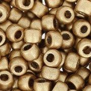 Cuentas de Rocalla Matubo 8/0 - 3,15 mm, dorado mate, 10 g