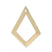 Dije forma geométrica 21x14.5 mm de Gold filled x1