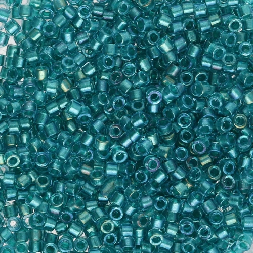 Miyuki Delica 11/0 DB2380 - Inside Dyed color Fancy Teal x8g