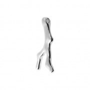 Colgante Coral 18x9 mm para hacer tus propias piezas de Joyería rodiado x1|raw }}