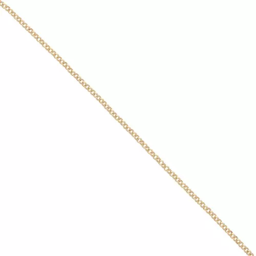 Cadena eslabón jaseron 1.65 mm Chapado Oro 3 micras x50 cm