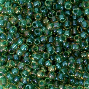Rocalla Toho 11/0 TO11R242 - Luster Jonquil Emerald Linoed x8g