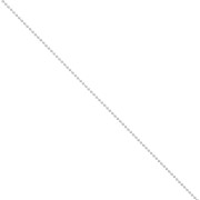 Cadena de bolas 1.5 mm plateada x 1m