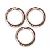 Anillas abiertas  8 x 1 mm de Rosa Gold filled Rosa x10