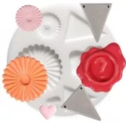 Mini molde de silicona para arcilla polimérica y arcilla de metal Decoración