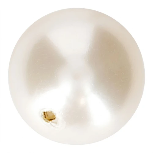 Nacarada PureCrystal mitad-perforada 5818 10 mm Crystal Creamrose Light Pearl
