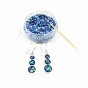 Lentejuelas para resina - Efecto Mica - Chartreuse x7g