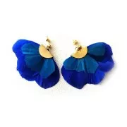 Terminal para apretar media luna diamantado 20x11 mm rodiado x1