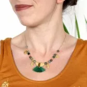 Terminal para apretar media luna diamantado 25x13 mm bronce x1