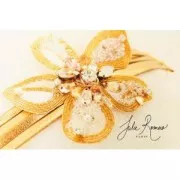 Canutillo para Bordar - para hacer broches & Joyas bordadas 1 mm Gold