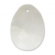 Colgante facetado ovalado 20x15mm gema natural piedra preciosa Moonstone Rainbowx1