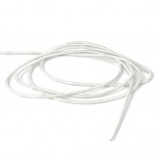 Canutillo para Bordar - para hacer broches & Joyas bordadas 1 mm White Met