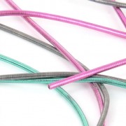 Canutillo para Bordar - para hacer broches & Joyas bordadas 1 mm Ant. Silver