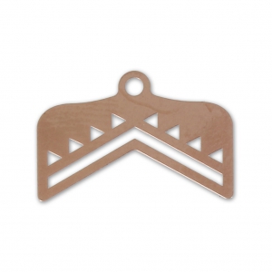 Terminal para tejido de cuentas Miyuki 11/0 Perles & co 18 mm dorado rosa