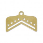 Terminal para tejido de cuentas Miyuki 11/0 Perles & co 18 mm Dorado con oro fino|raw }}