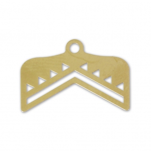 Terminal para tejido de cuentas Miyuki 11/0 Perles & co 18 mm Dorado con oro fino