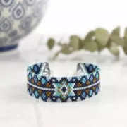 Terminal para tejido de cuentas rocallas Miyuki 11/0 exclus Perles & co 18 mm Dora