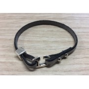 Cierres de tornillo 4 mm para cordón 5 mm Chapado Plateado envejecido x2