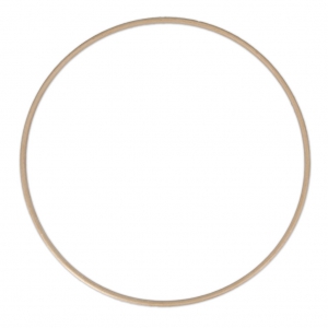 Círculo de madera para hacer atrapasueños o para decorar 30 cm x1
