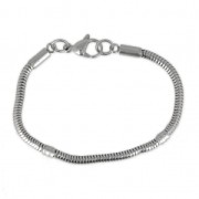 Pulsera malla serpentina 17.5 cm de Acero Inox x1|raw }}